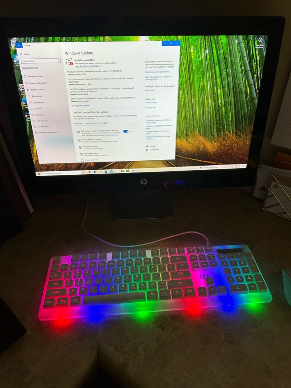 RGB Backlit Wired Keyboard — Black